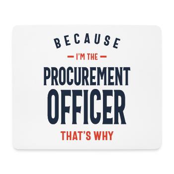Procurement Officer Job Occupation - Mouse Pad (horizontal) - white - Front