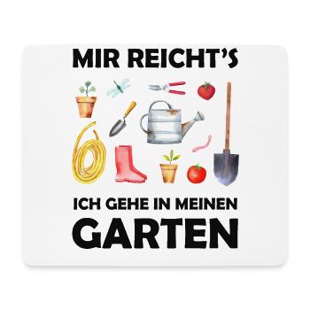 Garten Lustiger Spruch Hobbygärtner Geschenkidee - Mousepad (Querformat) - Weiß - Vorne