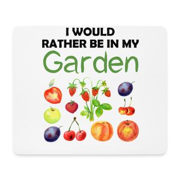 Garten Lustiger Spruch Hobbygärtner Geschenkidee - Mousepad (Querformat) - Weiß - Vorne