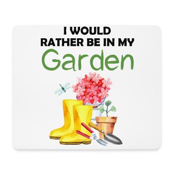 Garten Lustiger Spruch Hobbygärtner Geschenkidee - Mousepad (Querformat) - Weiß - Vorne