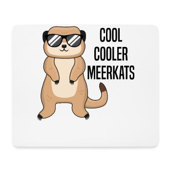 Suricate cool drôle de dicton cadeau - Tapis de souris (format paysage) - blanc - Devant