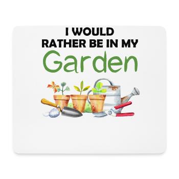 Garten Lustiger Spruch Hobbygärtner Geschenkidee - Mousepad (Querformat) - Weiß - Vorne