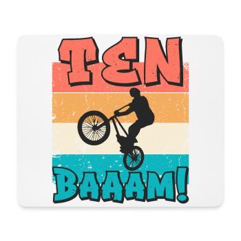 10 Birthday Bmx 10 Years Gift - Mouse Pad (horizontal) - white - Front