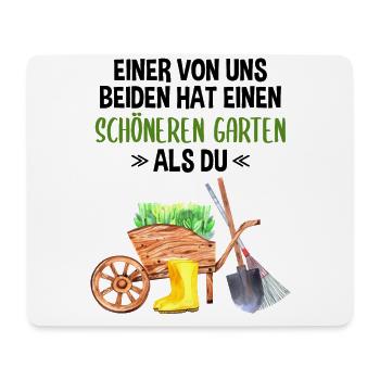 Garten Lustiger Spruch Hobby Gärtner Geschenkidee - Mousepad (Querformat) - Weiß - Vorne