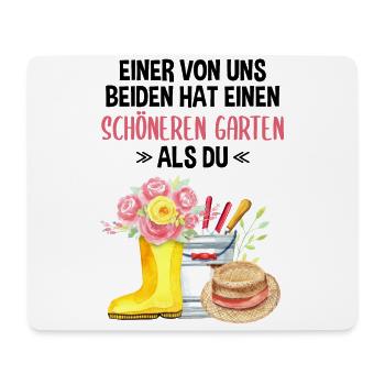 Garten Lustiger Spruch Hobby Gärtner Geschenkidee - Mousepad (Querformat) - Weiß - Vorne