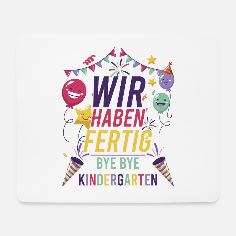 Kita Abgänger 2023 Abschied Kindergarten - Mousepad (Querformat) - Weiß