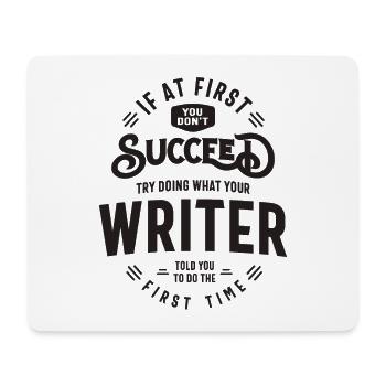 Writer Job Title Occupation Birthday Worker - Mouse Pad (horizontal) - white - Front