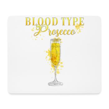 Bachelorette Party Blood Type Prosecco - Mouse Pad (horizontal) - white - Front
