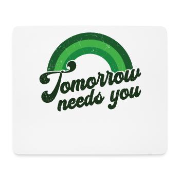 Regenbogen Mental Health Tomorrow Needs - Mousepad (Querformat) - Weiß - Vorne