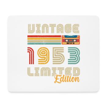 Jahrgang 1953 Geburtstagsgeschenk 1953 - Mousepad (Querformat) - Weiß - Vorne