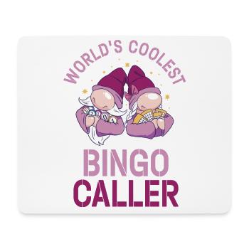 Der Coolste Bingo-anrufer Der Welt - Bingo - Mousepad (Querformat) - Weiß - Vorne