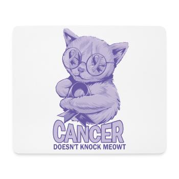Cancer does not knock esophageal cancer - Mouse Pad (horizontal) - white - Front