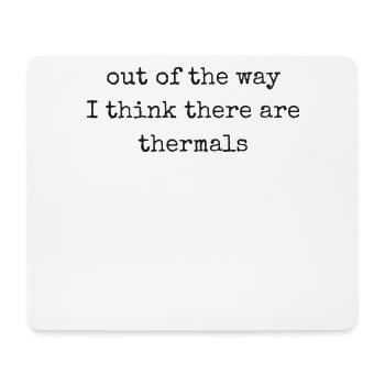 I believe there are thermal rc sailors - Mouse Pad (horizontal) - white - Front