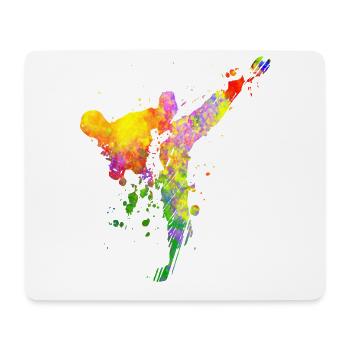 Taekwondo Jiu Jitsu Jujitsu Judo - Mousepad (Querformat) - Weiß - Vorne