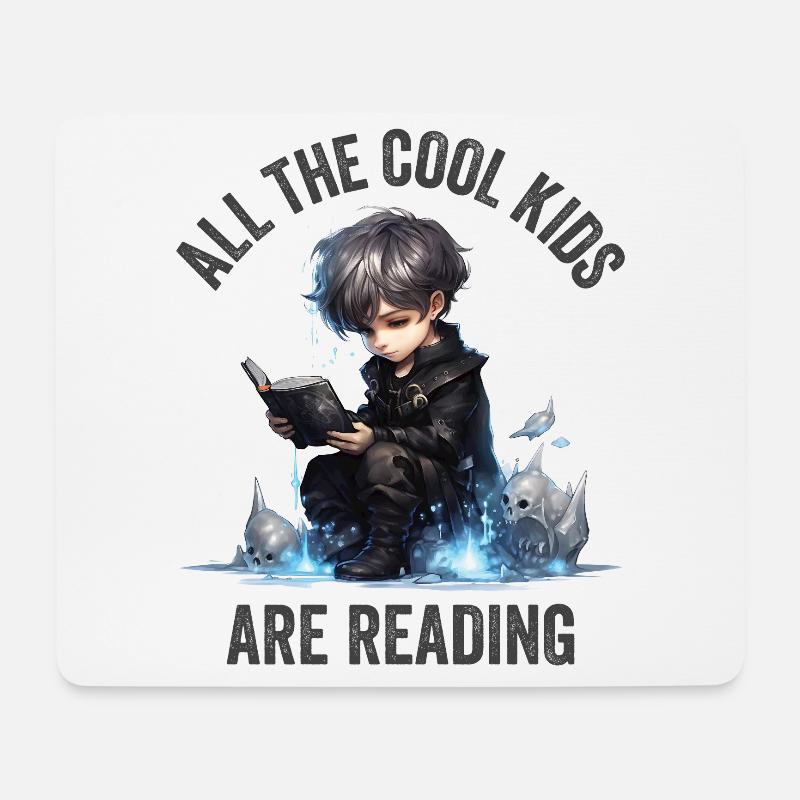 Alle Coolen Kids Lesen Lehrer - Mousepad (Querformat) - Weiß