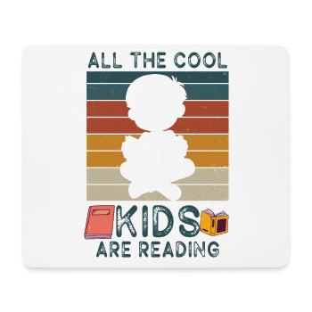 Alle Coolen Kids Lesen Lehrer - Mousepad (Querformat) - Weiß - Vorne