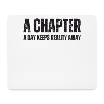 One chapter per day - Teacher reading - Mouse Pad (horizontal) - white - Front