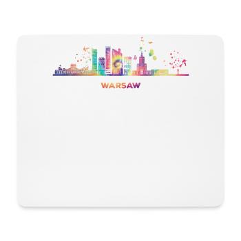 Varsovie Skyline Varsovie - Tapis de souris (format paysage) - blanc - Devant