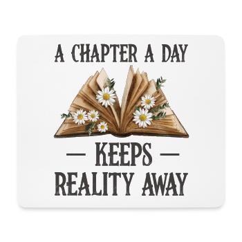 One chapter per day - Teacher reading - Mouse Pad (horizontal) - white - Front