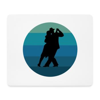Argentinischer Tango Tanzen Milonga Vals - Mousepad (Querformat) - Weiß - Vorne