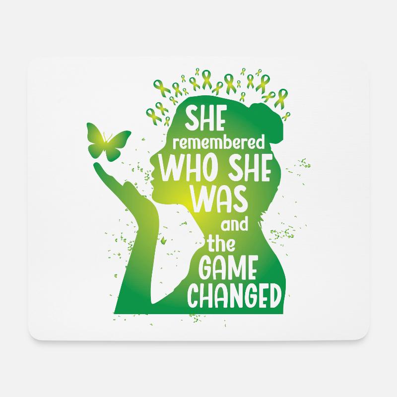 She remebered who she was - Mousepad (Querformat) - Weiß