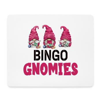 Bingo Gnomies Femmes Hommes Drôle Bingo - Tapis de souris (format paysage) - blanc - Devant