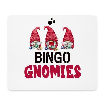Bingo Gnomies Femmes Hommes Drôle Bingo - Tapis de souris (format paysage) - blanc - Devant