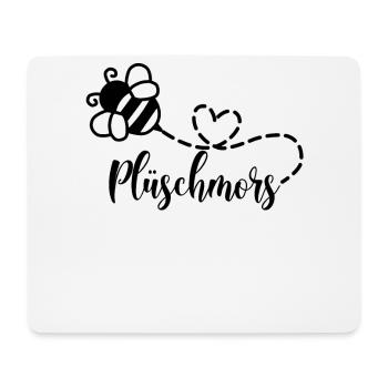 Plüschmors Hummel Ostfriesisch Ostfriesland - Mousepad (Querformat) - Weiß - Vorne