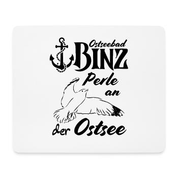 Binz Ostseebad Binz Perle an der Ostsee - Mousepad (Querformat) - Weiß - Vorne