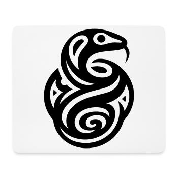 Serpent zodiaque amérindien - Tapis de souris (format paysage) - blanc - Devant