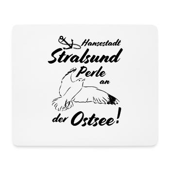 Stralsund, ville hanséatique perle de la mer Baltique - Tapis de souris (format paysage) - blanc - Devant