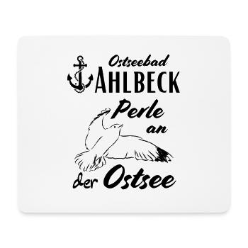 Ahlbeck Baltic Sea resort and pearl on the Baltic Sea - Mouse Pad (horizontal) - white - Front