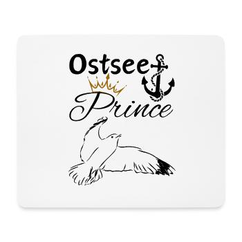 Baltic Sea Prince-Baltic Sea Prince Anchor and Seagull - Mouse Pad (horizontal) - white - Front