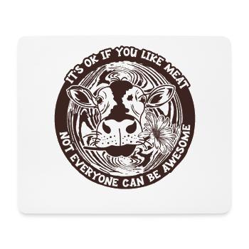 Vegetarian Living Vegan - Mouse Pad (horizontal) - white - Front