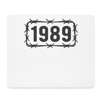 Birthday Vintage 1989 Barbed Wire - Mouse Pad (horizontal) - white - Front