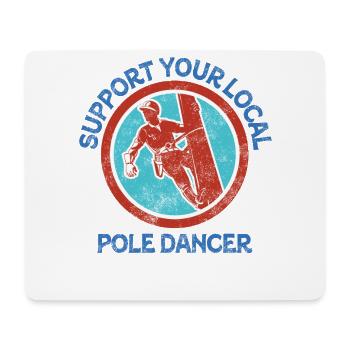 American Lineman Powerline Worker Design - Mouse Pad (horizontal) - white - Front