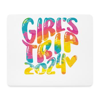 Girls Weekend Women Girls Trip 2024 - Mouse Pad (horizontal) - white - Front