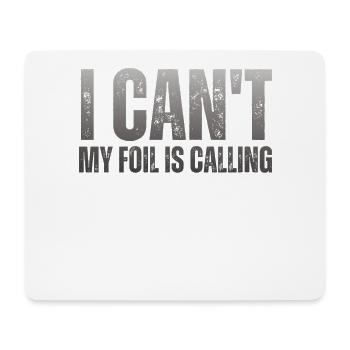 Wing Surfer Wingsurfing Retro Foil Wing - Mouse Pad (horizontal) - white - Front