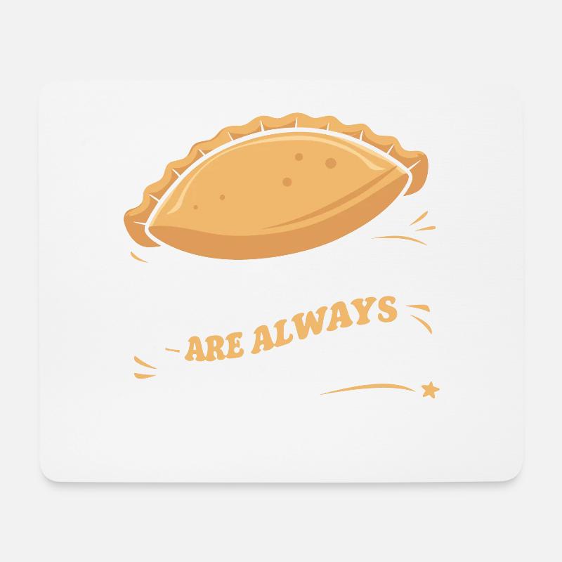Empanadas sind immer eine gute Idee Feinschmecker - Mousepad (Querformat) - Weiß