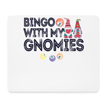 Bingo avec mes gnomies Bingo amusant - Tapis de souris (format paysage) - blanc - Devant
