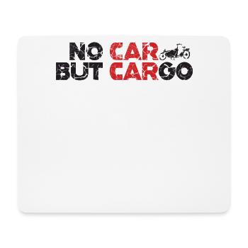 Kein Auto, Sondern Lastenfahrrad Cargobike - Mousepad (Querformat) - Weiß - Vorne