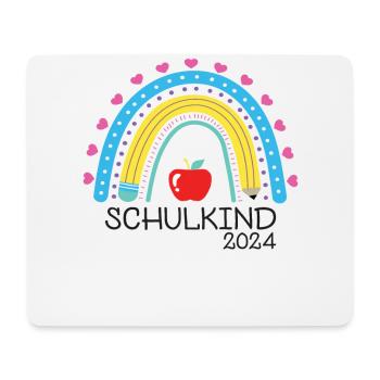 Start of school enrollment school child 2024 - Mouse Pad (horizontal) - white - Front
