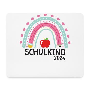 Start of school enrollment school child 2024 - Mouse Pad (horizontal) - white - Front