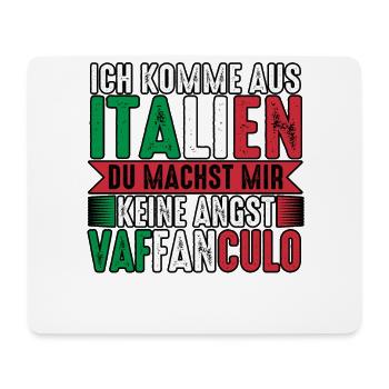 Italien Italiener Vaffanculo - Mousepad (Querformat) - Weiß - Vorne