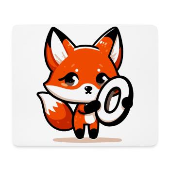 Adorable No more Fox Zero - Mouse Pad (horizontal) - white - Front
