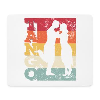 Argentinischer Tango Tanzen Milonga Vals - Mousepad (Querformat) - Weiß - Vorne