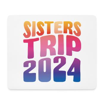 Sisters Trip 2024 - Mousepad (Querformat) - Weiß - Vorne