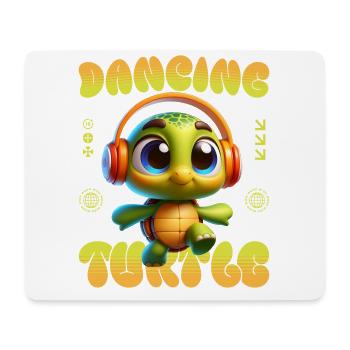 Dancing Turtle Music - Mouse Pad (horizontal) - white - Front