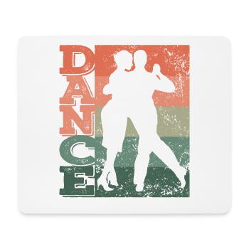 Argentinischer Tango Tanzen Milonga Vals - Mousepad (Querformat) - Weiß - Vorne