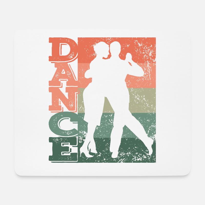 Argentinischer Tango Tanzen Milonga Vals - Mousepad (Querformat) - Weiß